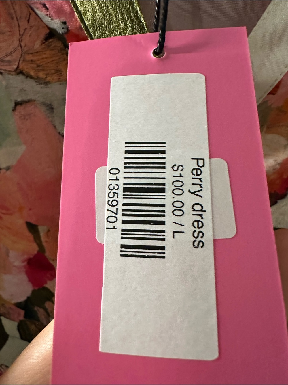 THML Pink Retail Hang Tag - Picture 2 of 4